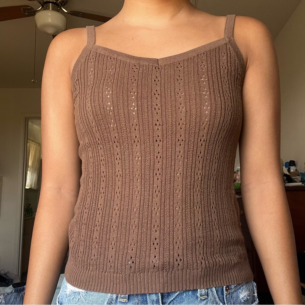 Brandy Melville- brown tank